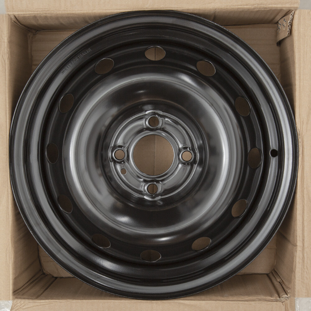 New Wheel For 2006-2012 Toyota Yaris 15 Inch Black Steel Rim US STOCK