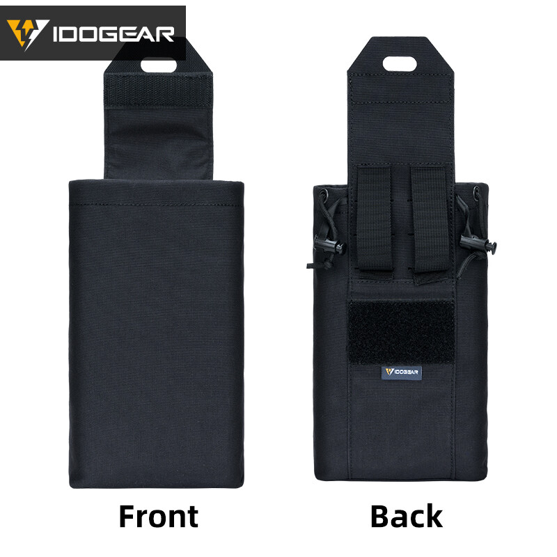 IDOGEAR Tactical Foldable Recycling Bag Dump Pouch MOLLE Drop Pouch Mini Hunting