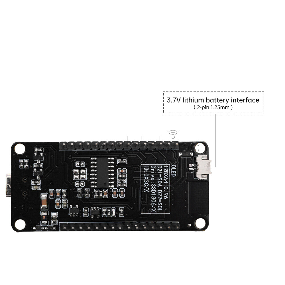 0.96" ESP32 ESP-WROOM-32D WIFI Bluetooth Development Board OLED CH340C Module