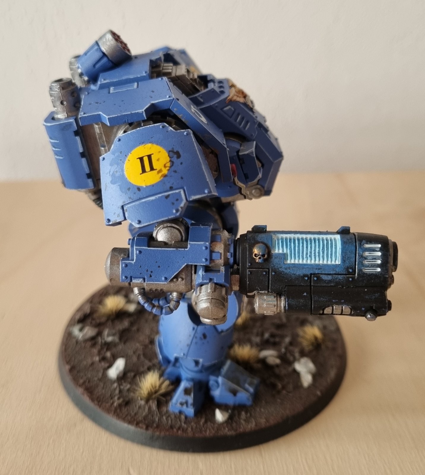 Redemptor Dreadnought Warhammer 40k Ultramarine - MAGNETIZED & Pro Painted
