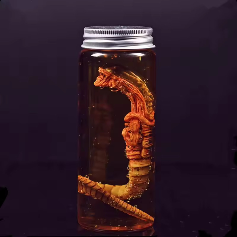 Xenomorph Specimen Jar Alien Glow Facehugger Movie Prop Replica