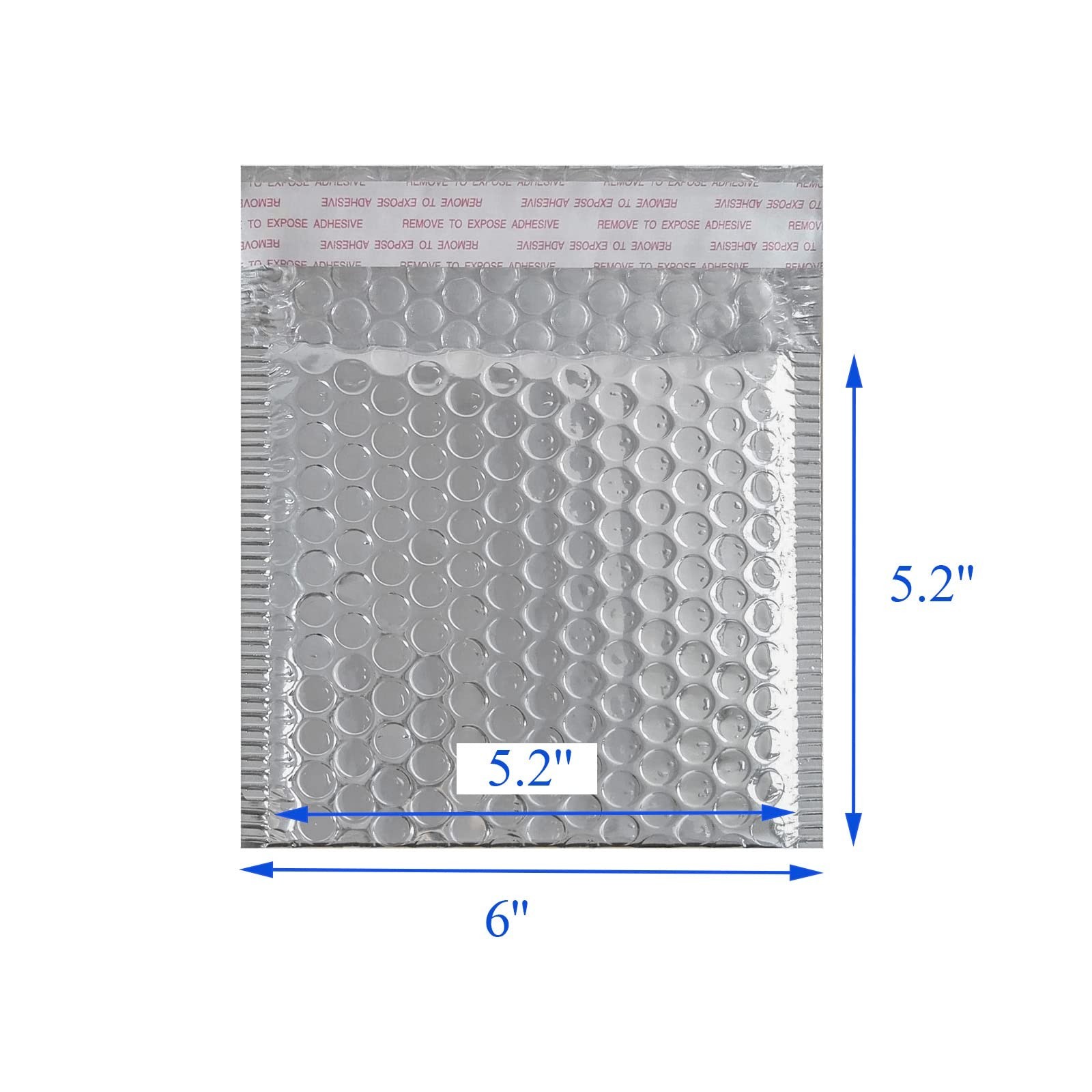 HOSL Bubble Mailer 5.2x5.2"(Inner) Shipping Envelopes 20 Pack Padded Envelope...