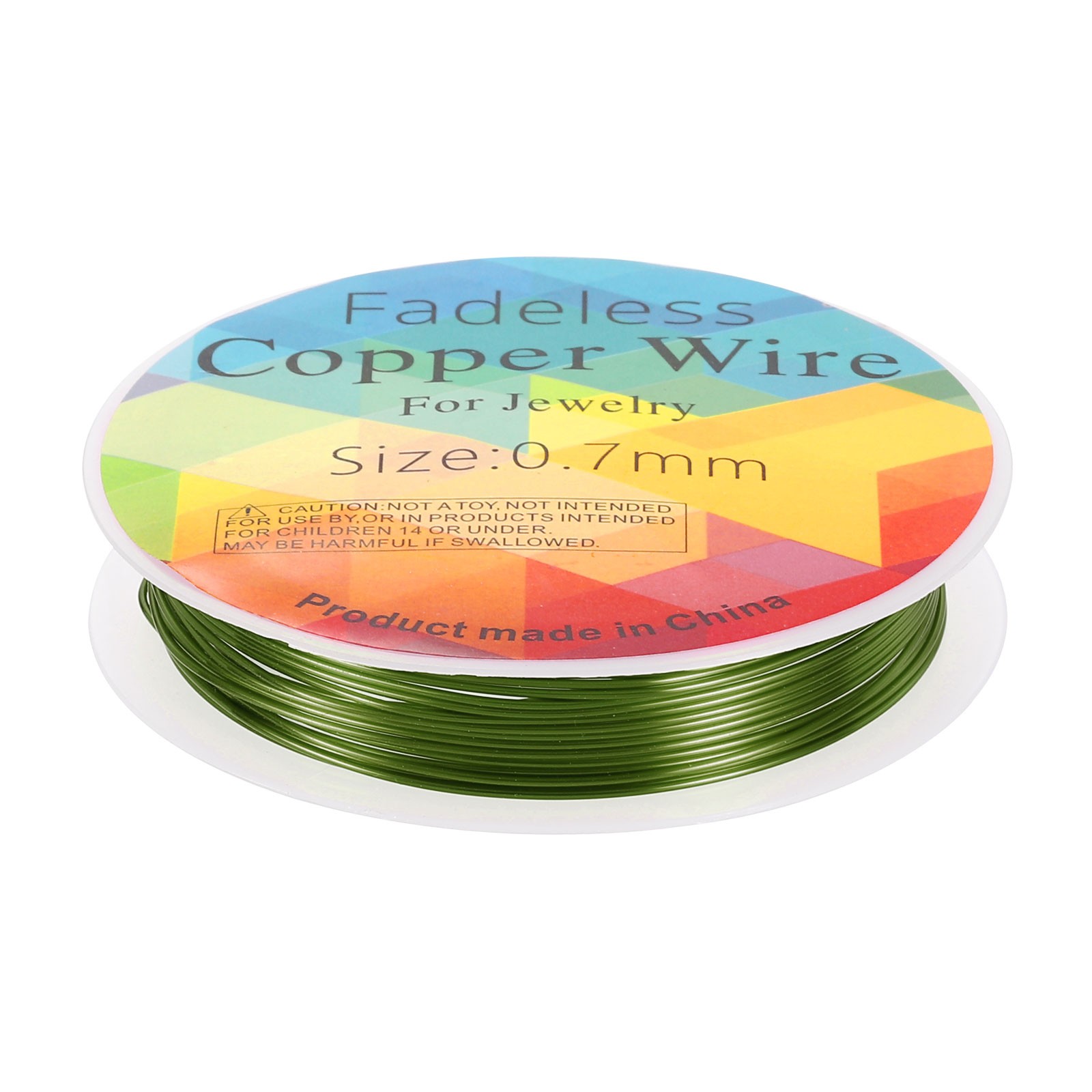 Jewelry Wire 10ft 21 Gauge Brass Craft Jewelry Wrapping Wire Green