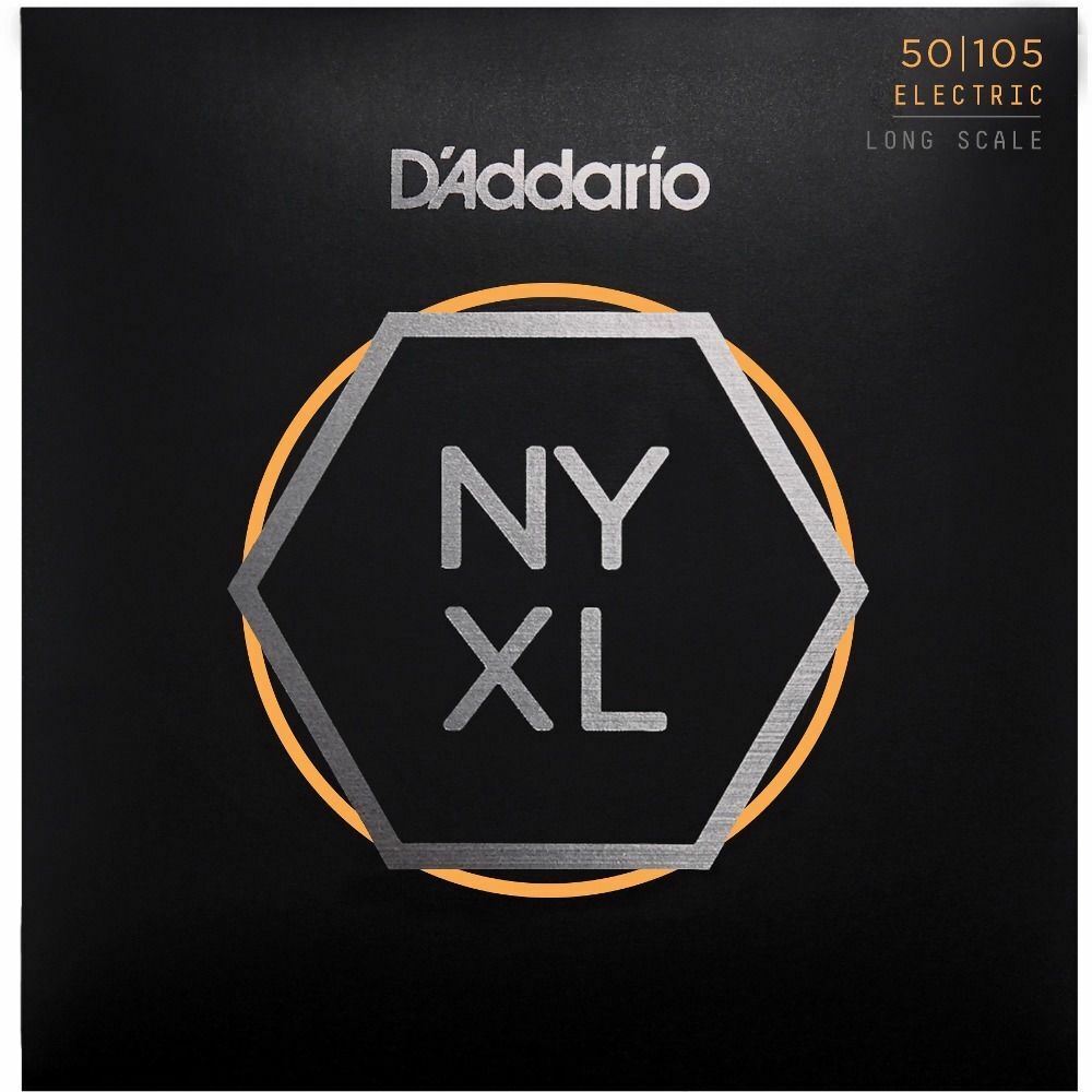 D'Addario NYXL 50105 Medium Gauge Electric Bass Guitar Strings 50-105 NYXL50105