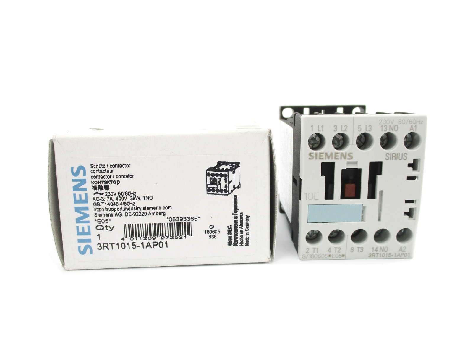 SIEMENS 3RT1015-1AP01 230V NSMP