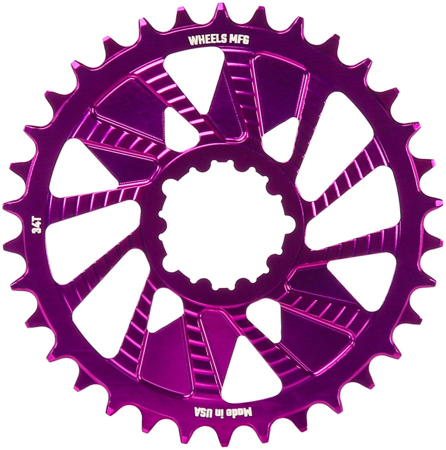Wheels Manufacturing Direct Mount Chainring - 34t, 3-Bolt Direct Mount, 3mm