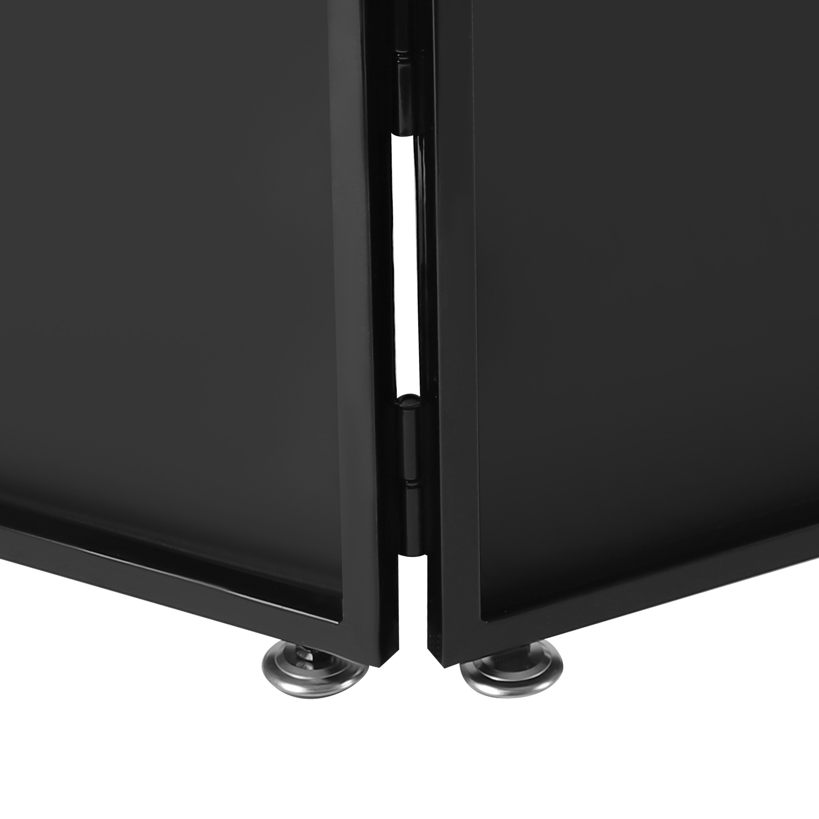 Portable Event Facade 4 Sections Tabletop DJ Booth Foldable Cover Screen NEW
