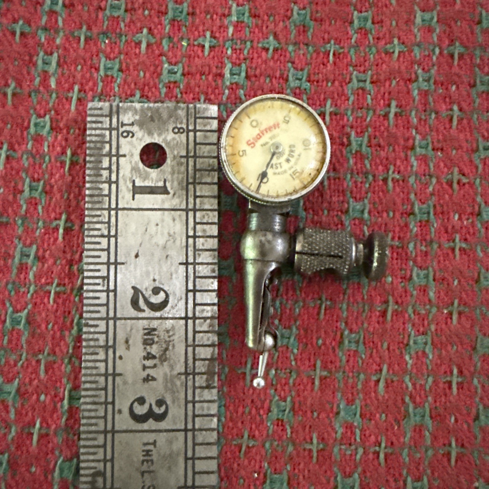Antique Vintage Starrett Last Word Dial Test Indicator 🇺🇸
