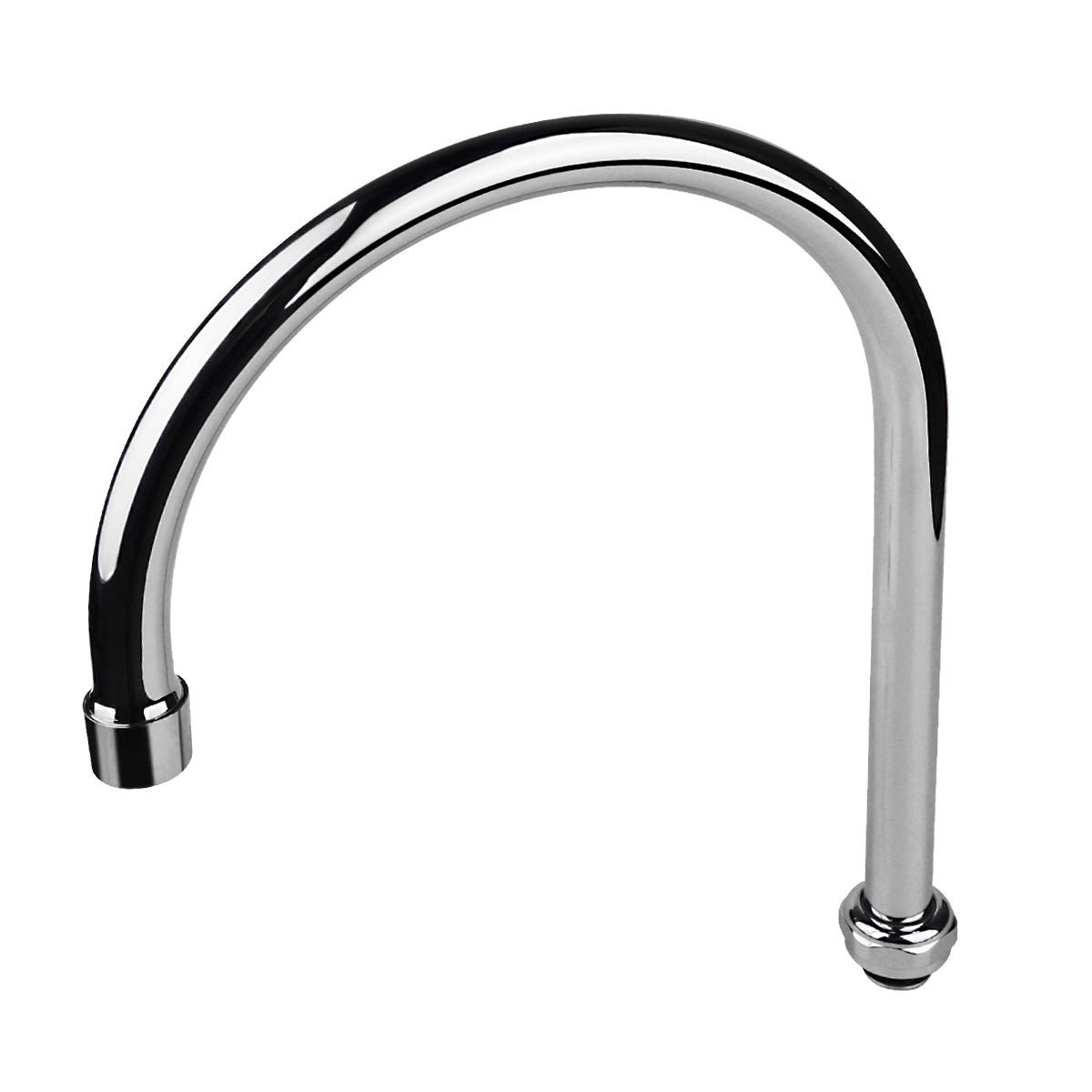 KWODE Gooseneck Swivel Spout 8 Inch 8 Spout, Silver