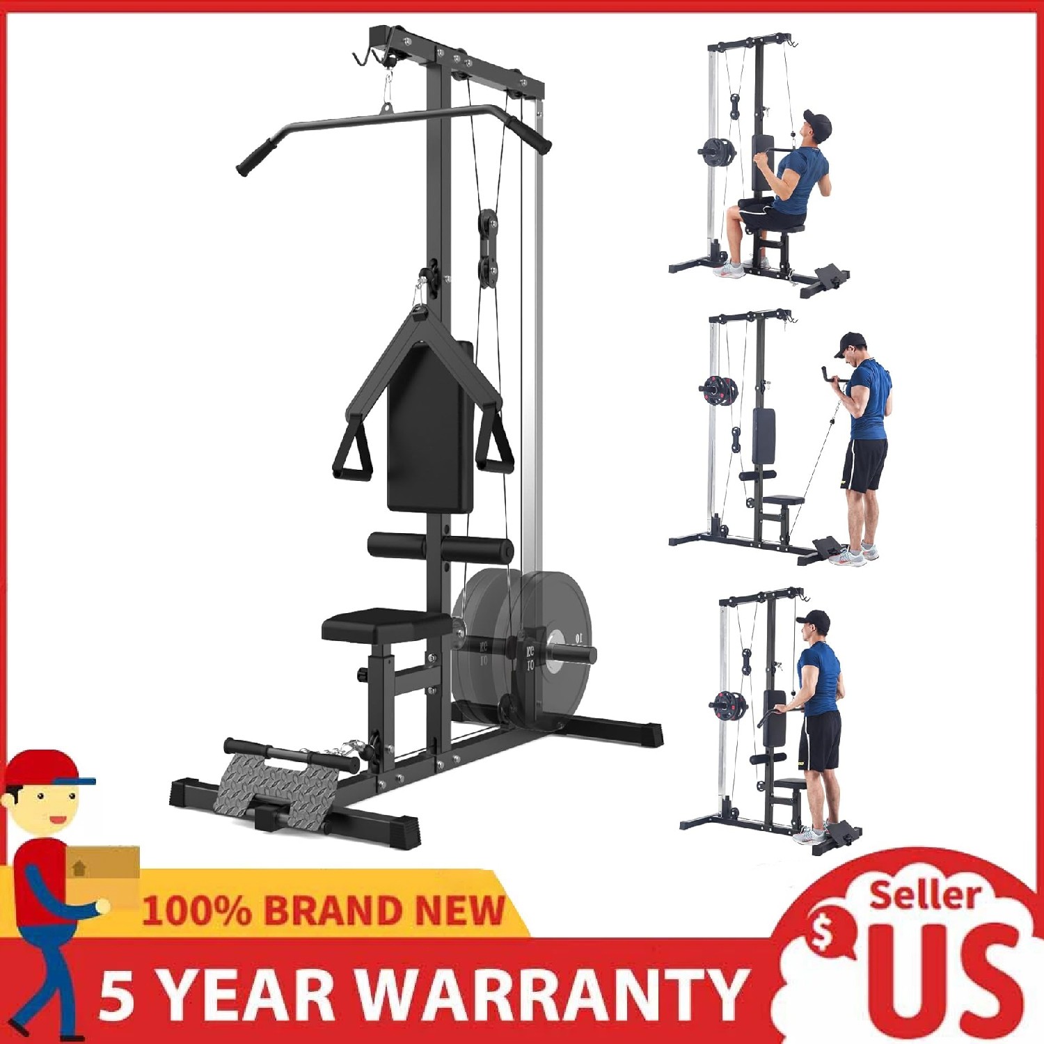 LAT Power Cable Machine, LAT Pull Down Machine with High and Low Pulley Station