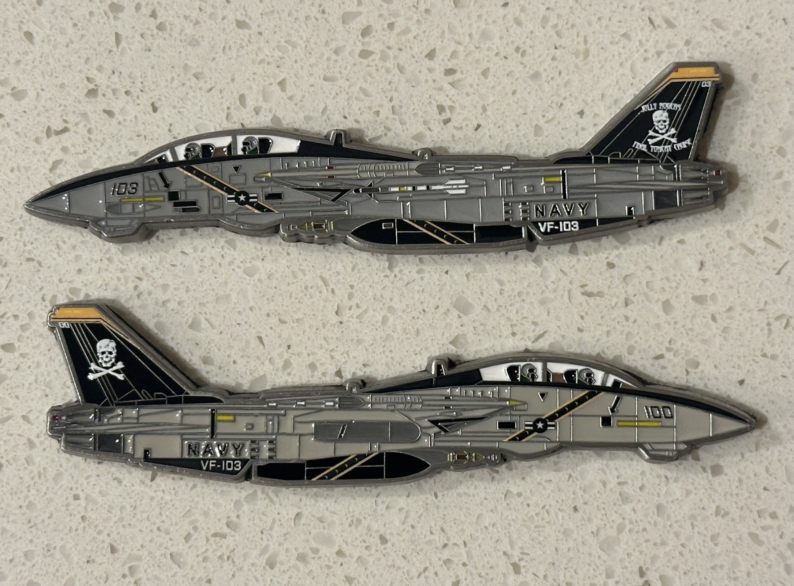 VF-103 Jolly Rogers F-14B Tomcat Challenge Coin