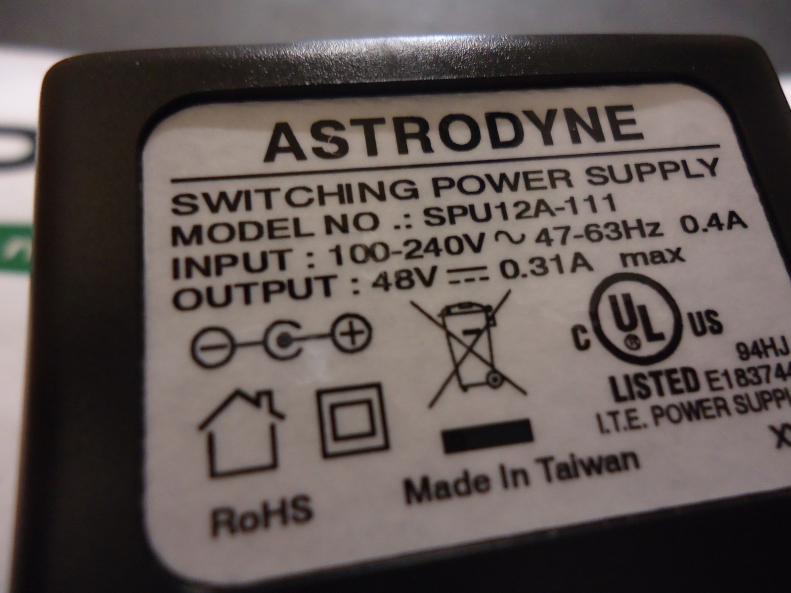 Brand New! SPU12A-111, Astrodyne, Switching Power Supply
