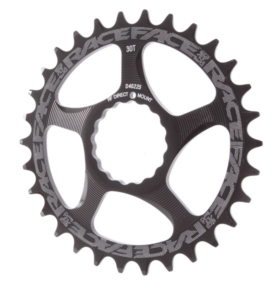 Race Face Single Narrow Wide 1x MTB Direct Mount Cinch Chainring 30t Black