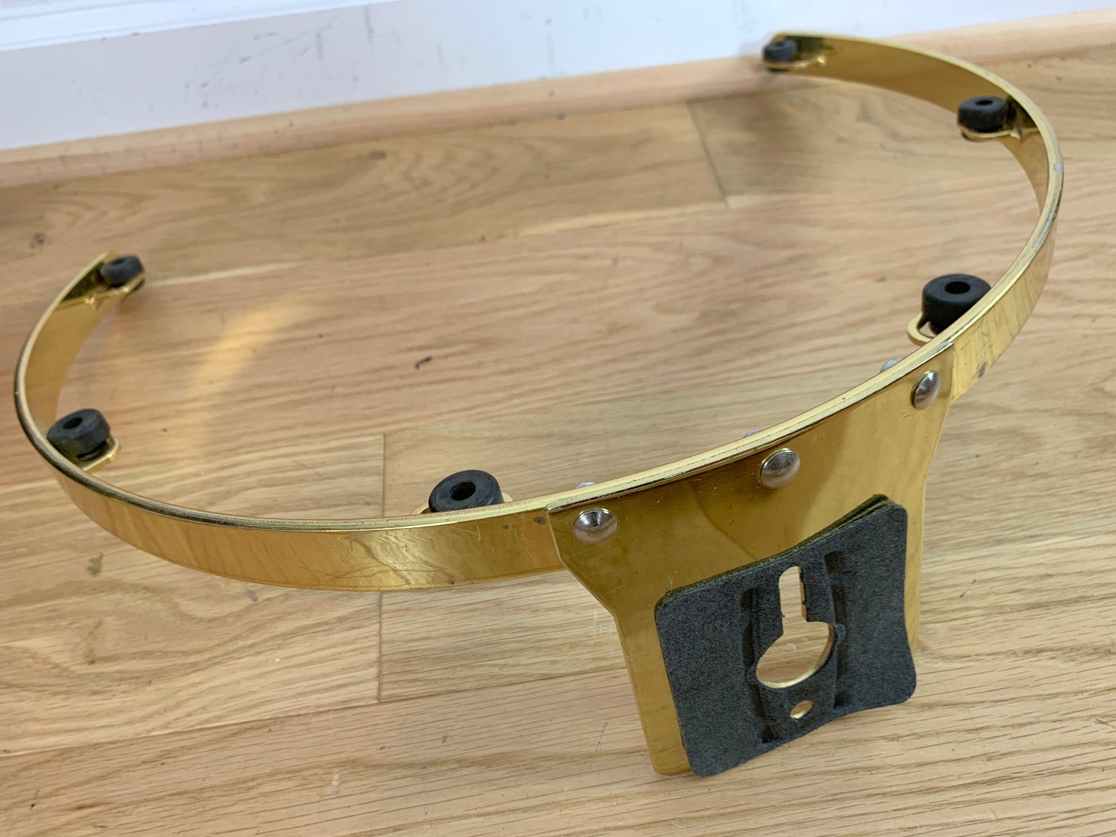 Gauger PureCussion RIMS Mount 16" 8-Lug Floor Tom GOLD Suspension Holder Bracket
