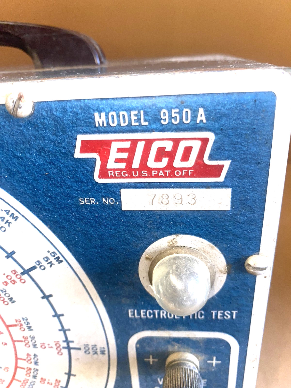 vintage eico electronic instrument co 950A EICO RESISTANCE CAPACTANCE COMPARATOR