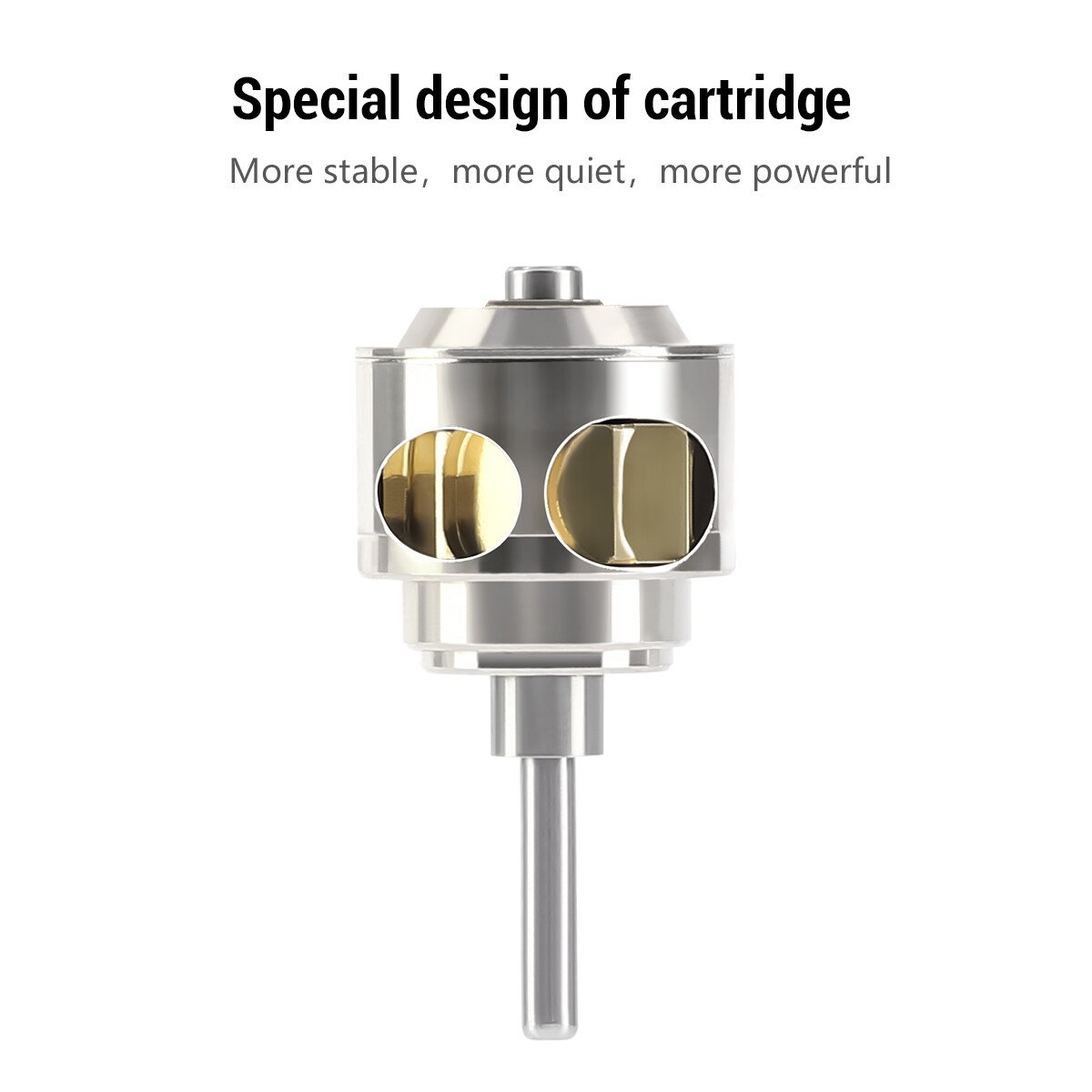 AZDENT Dental (Optic LED E-generator ) High Speed Handpiece Air Turbine 4/2Holes