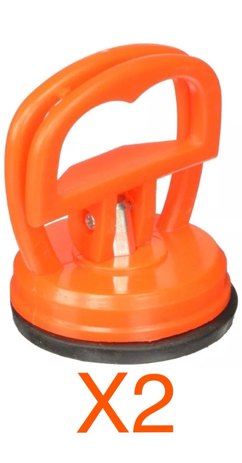 2Pack 2.5" Mini Suction Cup Dent Remover Puller Glass Metal Lifter Locking Quick