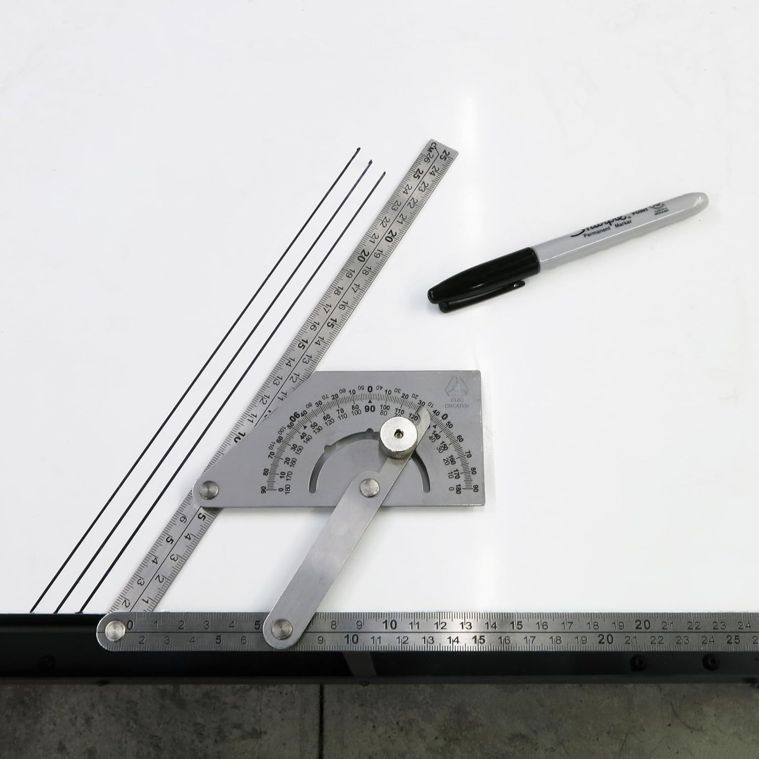 Stainless Steel Angle Finder Protractor For Tube Bending Or Sheet Metal Bending