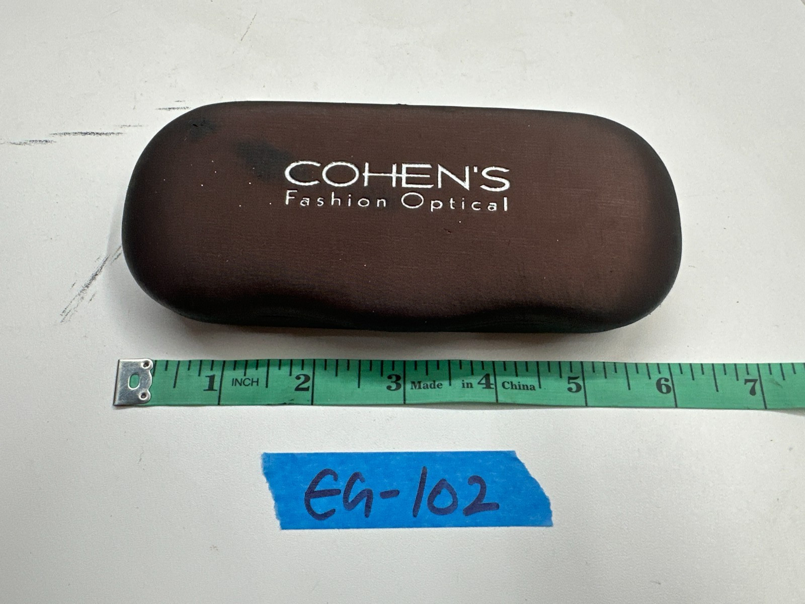Cohen's Fashion Optical Brown Hard Shell Eyeglasses Sunglasses Case