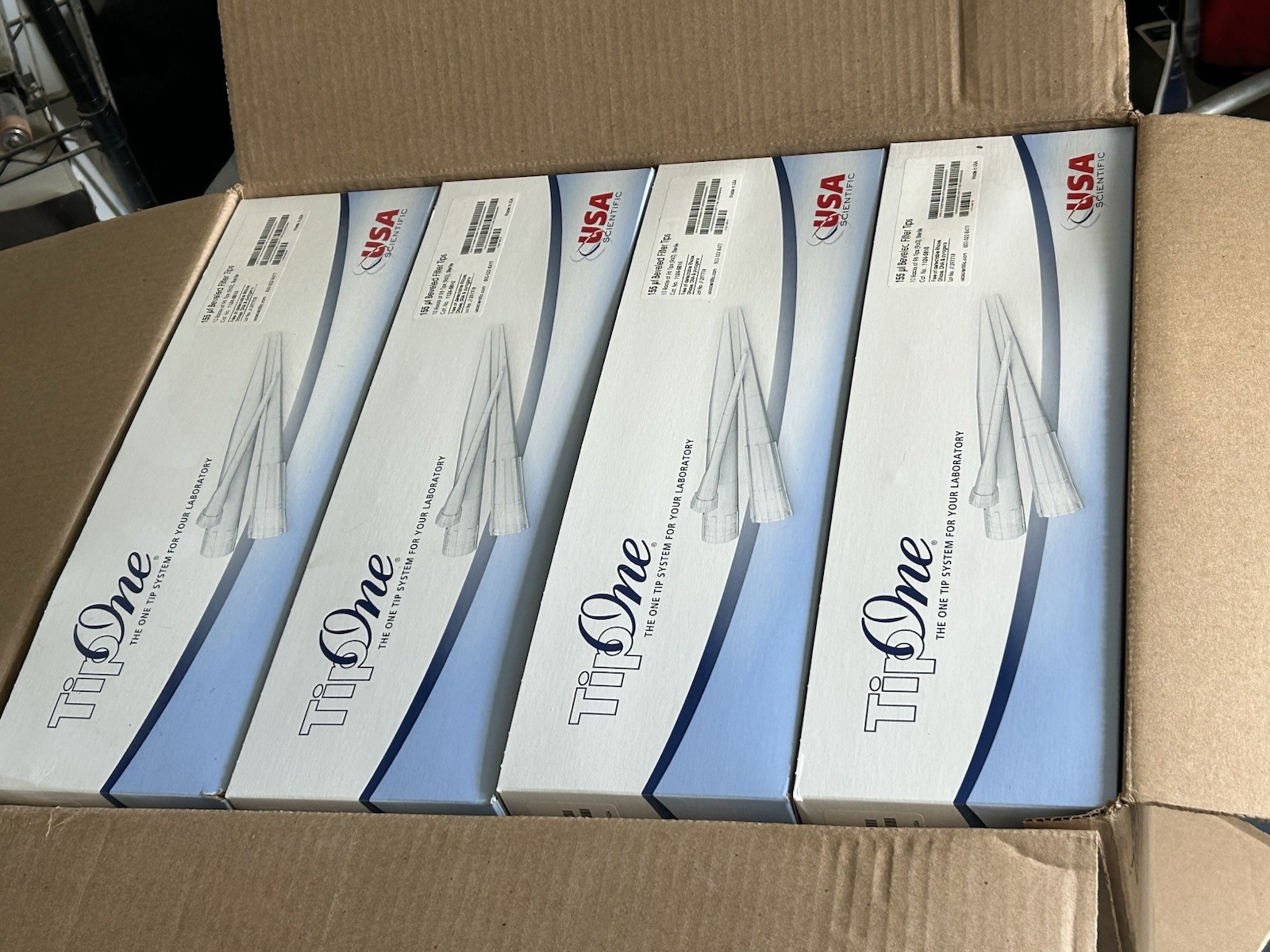 Tip-One 155 UL Beveled Filter Tips 1124-5810 8 Box Case 10 Racks (960) USA 7680)