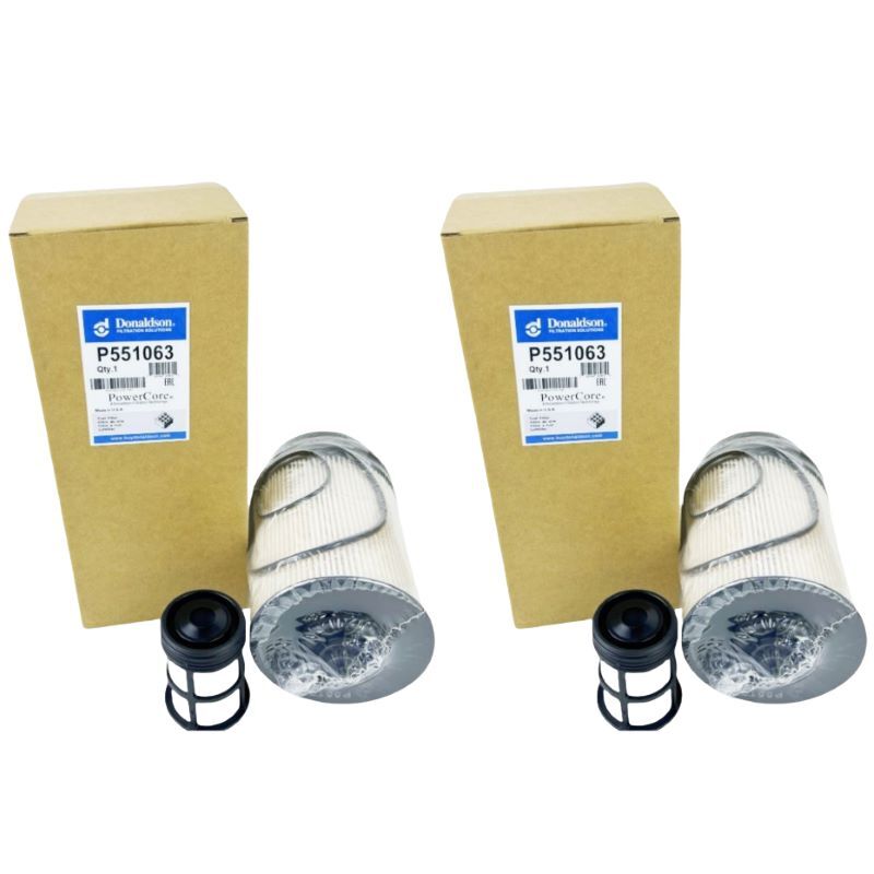 2PCS New Donaldson P551063 Fuel Filter Kit fits for DETROIT DIESEL BEN Z
