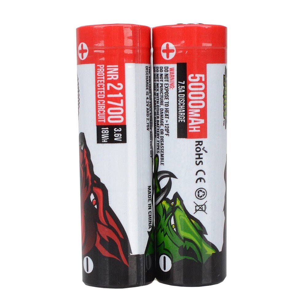 Wicked Lights 2-Pack 21700 Batteries W2066