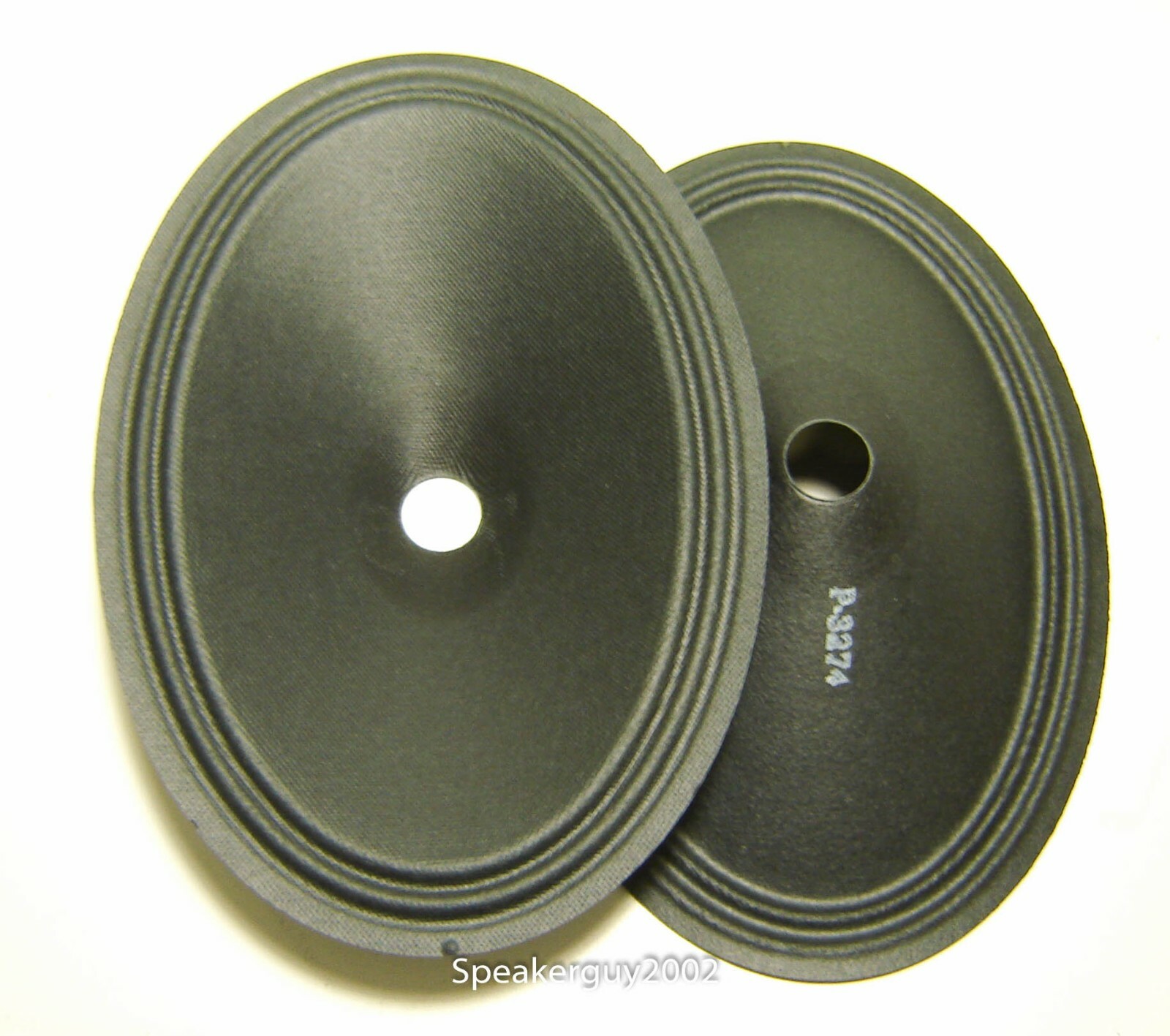 Pair Vintage 6"X9" Paper Cones - Speaker Parts - P3274 -- CS2