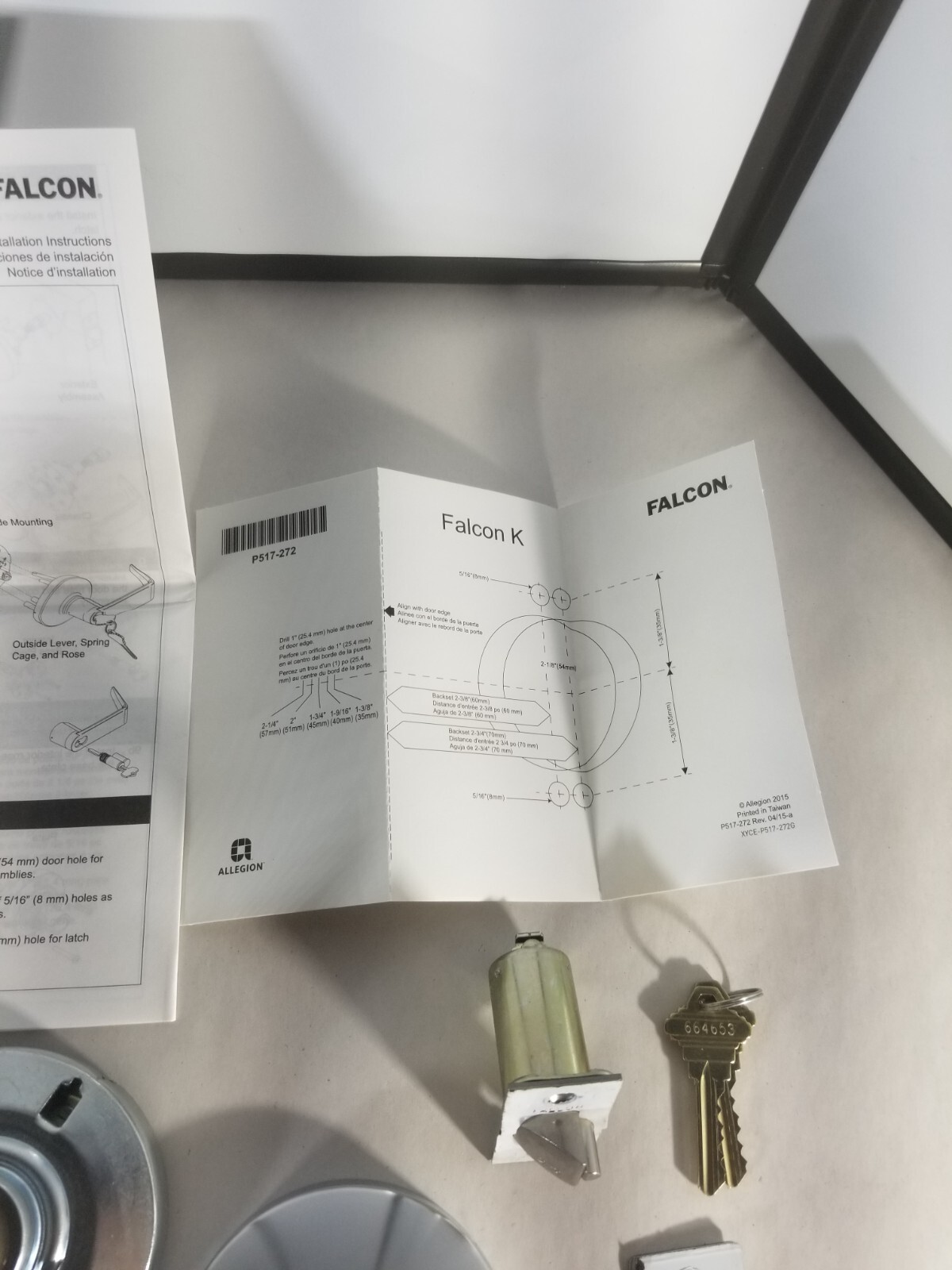 Falcon Locks K561PD6 Quantum Handle 626 Classroom With Keys
