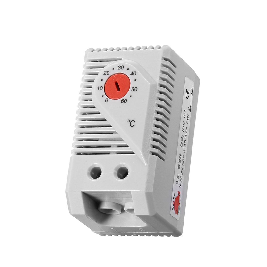 Adjustable Compact N.C Temperature Controller Switch,0-60℃,Mechanical Thermostat