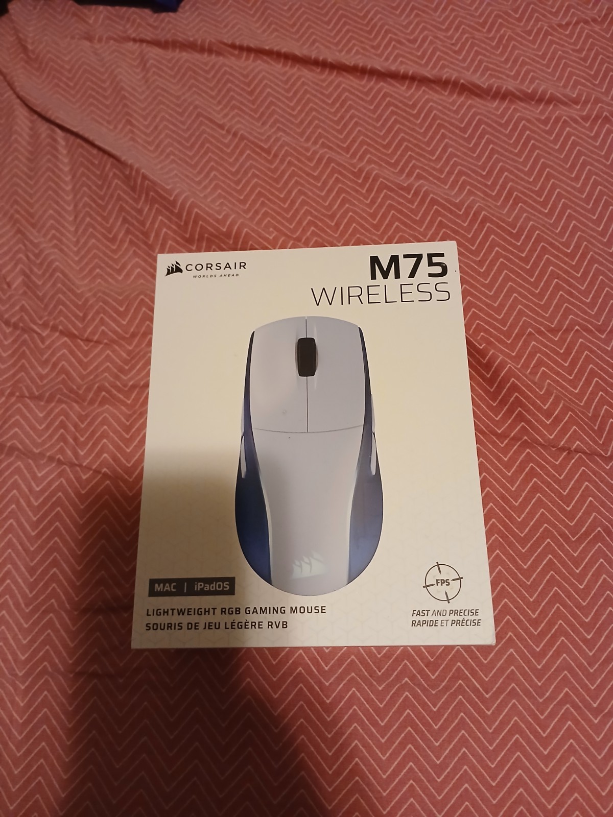 Corsair M75 Wireless RGB Lightweight Gaming Mouse for Mac – 26,000 DPI, Sw