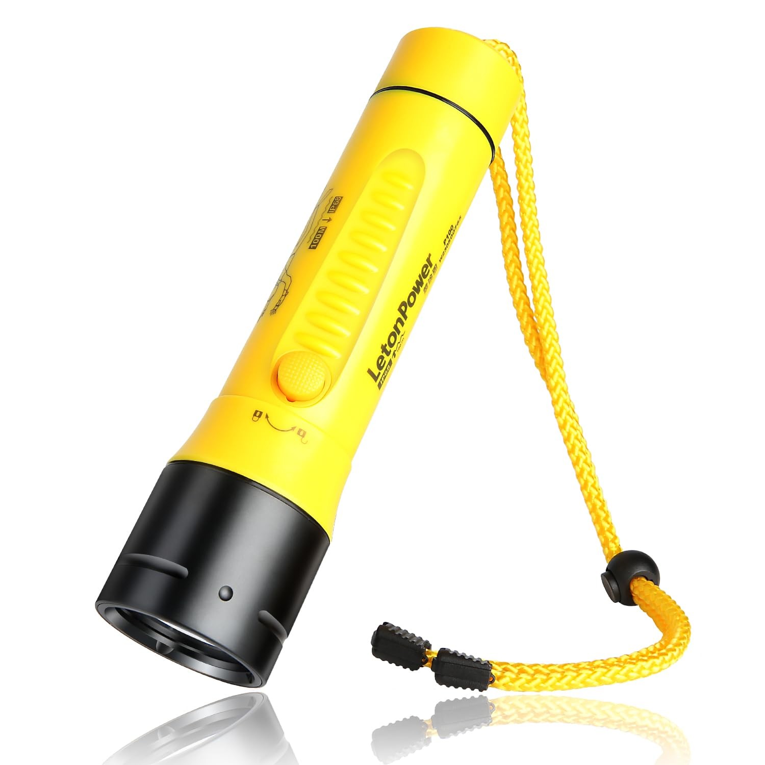 Letonpower Dive Light - Flashlight Ip68 Waterproof 100M 5500K