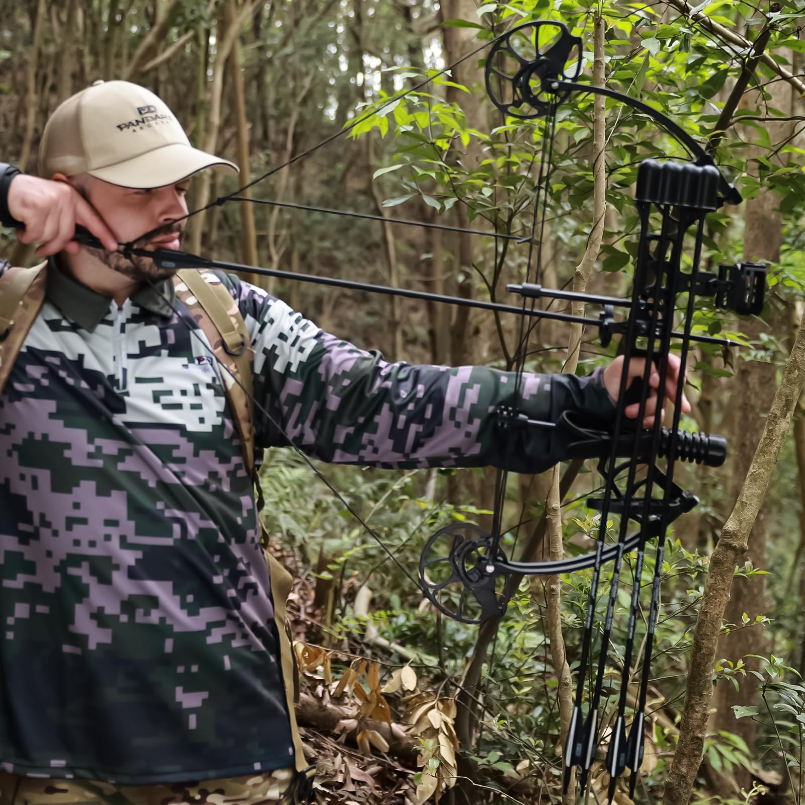 Pandarus Archery Ready To Hunt Lightweight Compound Bow Package For Adults And