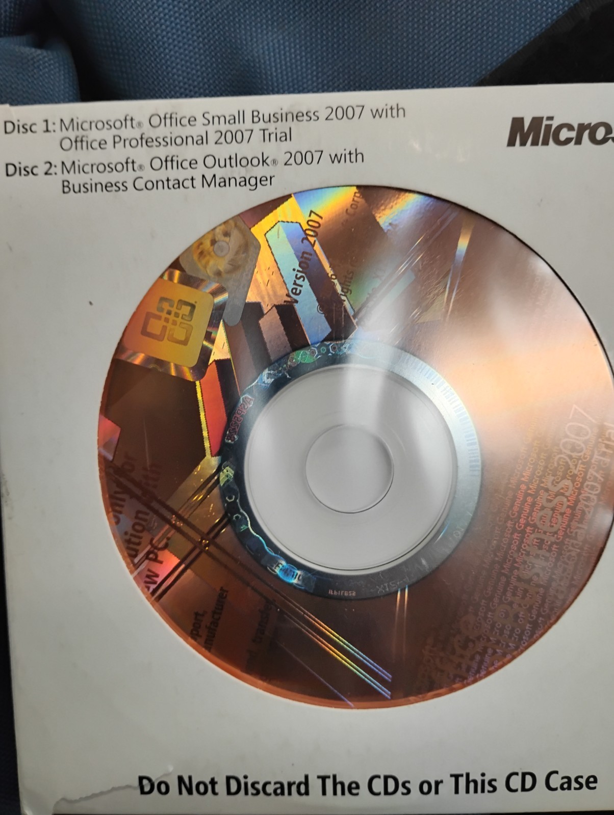 MS Microsoft Office 2007 Small Business Edition SBE Full English Ver