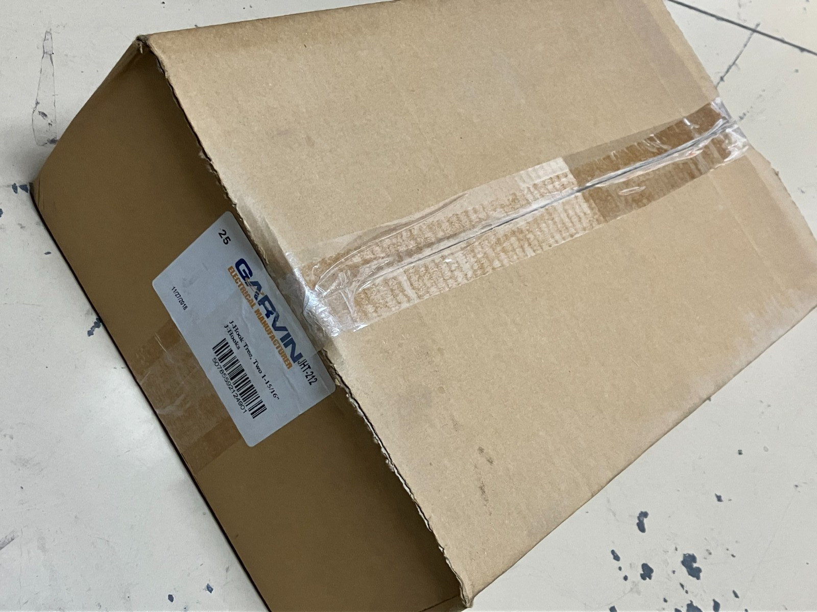 25-Pack Garvin JHT-212 1-15/16" J Hooks BRAND NEW