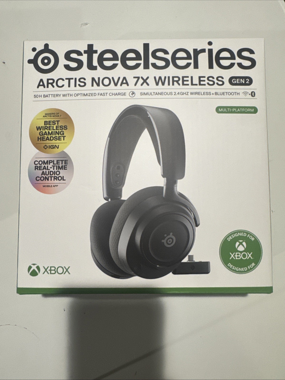 SteelSeries Arctis Nova 7 Gen 2 Wireless Headset Black - BRAND NEW SEALED
