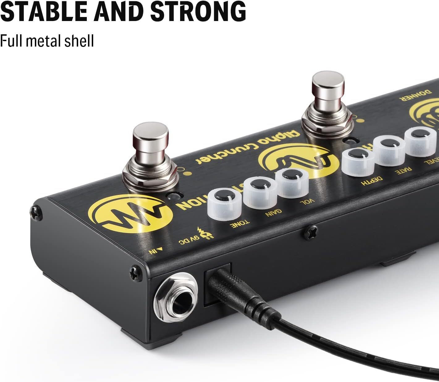 Donner Multi Effects Pedal With Adapter | Alpha Cruncher