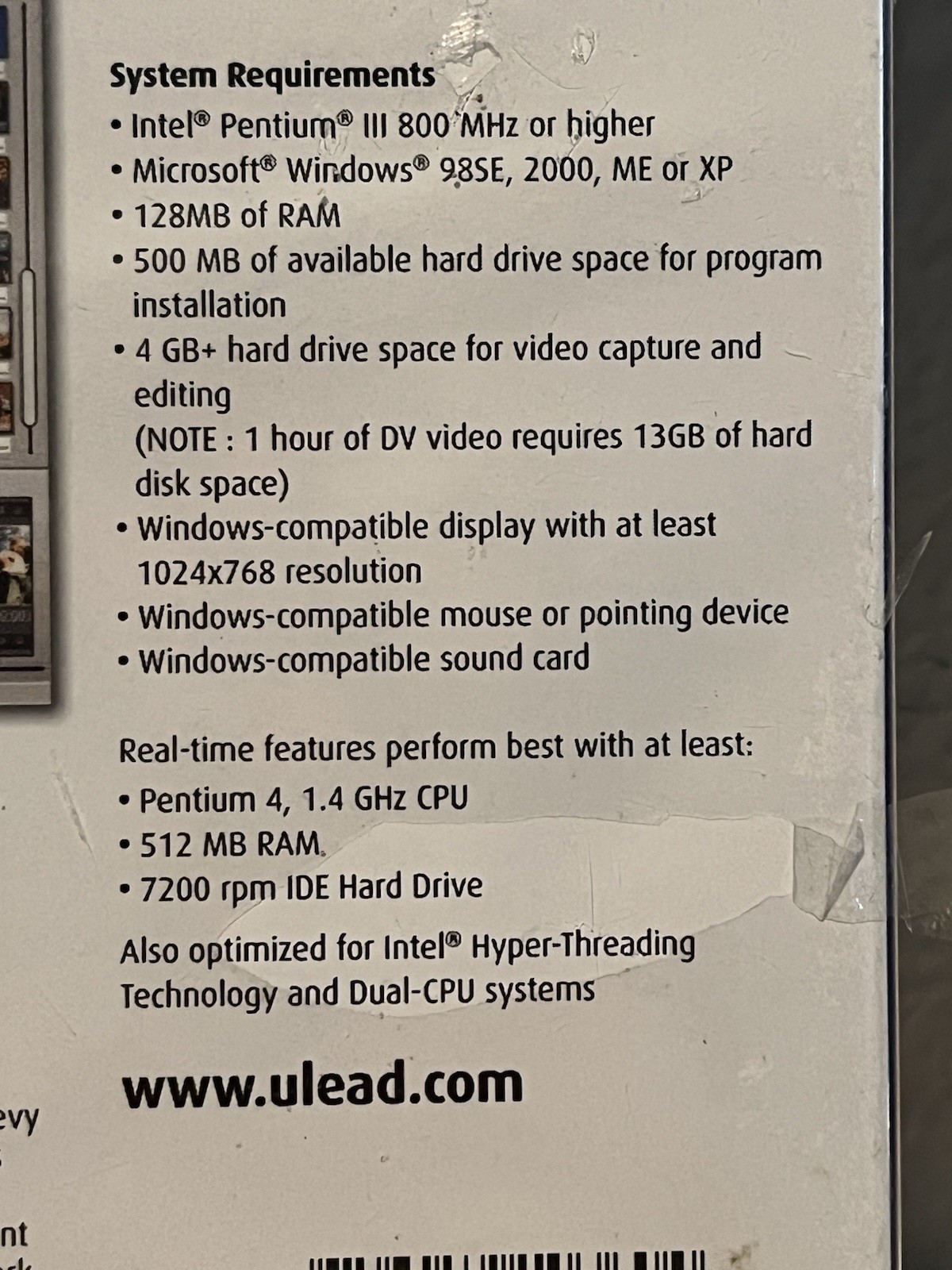 NEW SEALED Ulead Video Studio 7 Windows Movie Making Software