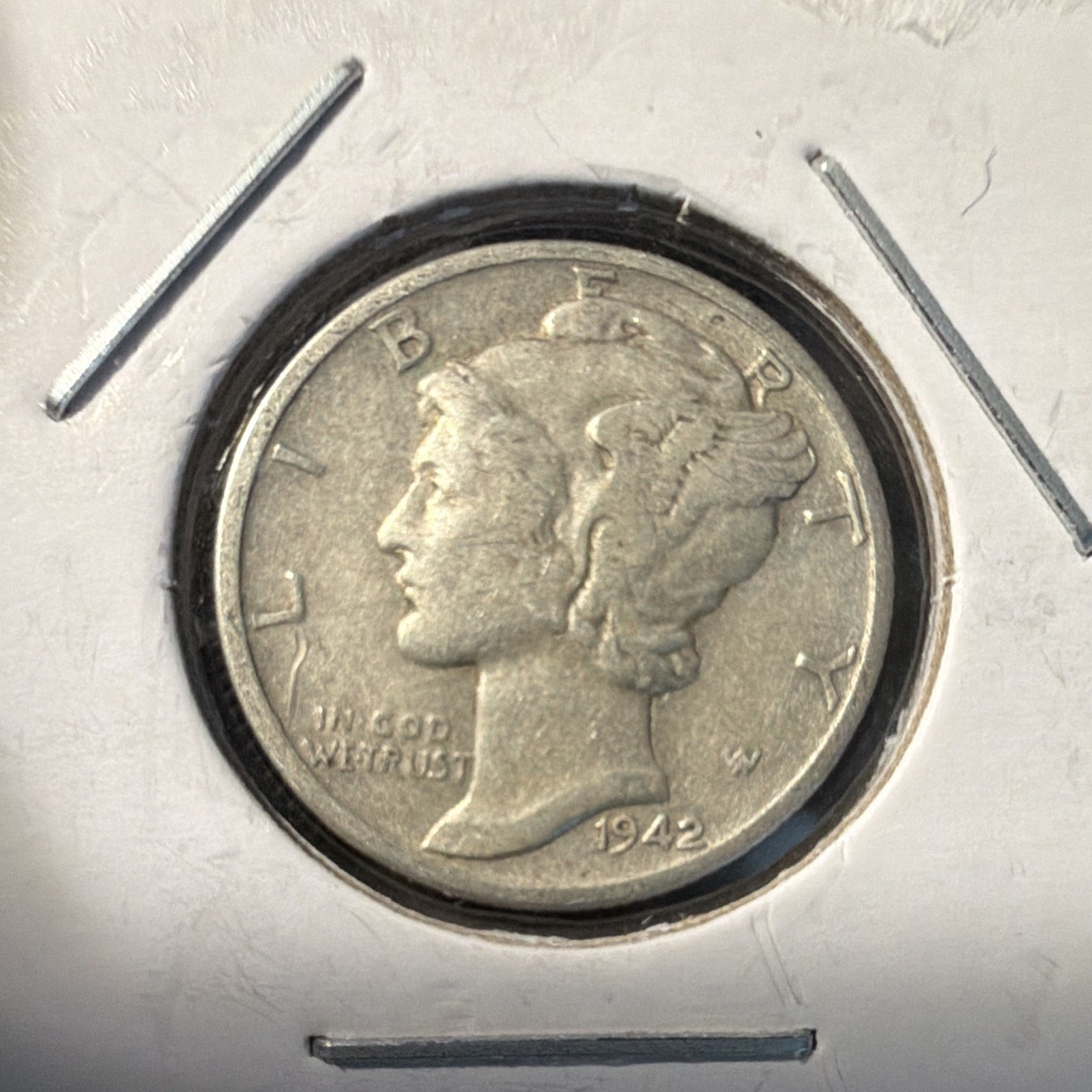 1942-P Mercury (Winged Liberty Head) Dime 10C Silver .900 KM#140 Business