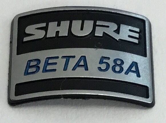 Shure 39E926 Replacement Identification Plate for Beta58A Wired Microphones