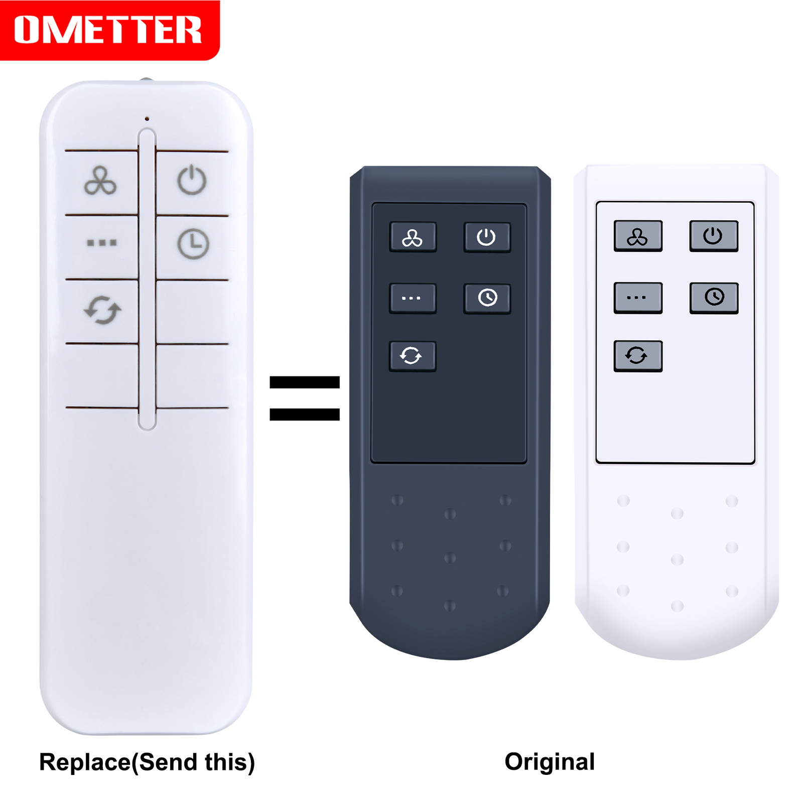 Replacement Remote Control For Honeywell Stand Fan HSF1640B HSF1640W HSF1640BC