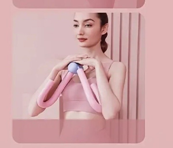 Exerciser Multifunction Chest/Arm/ Hip & Pelvis Trainer for Women Pink