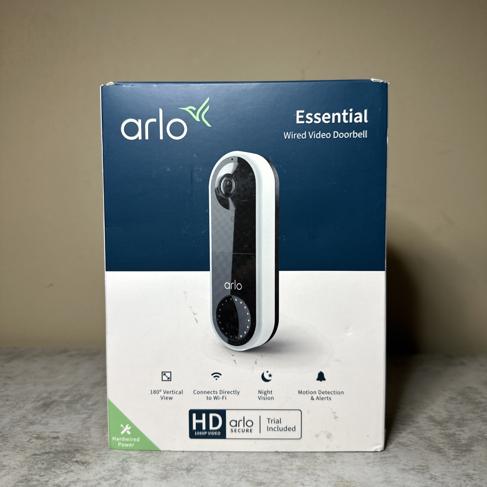 Arlo Essential Wired Video Doorbell - AVD1001 - 100NAS