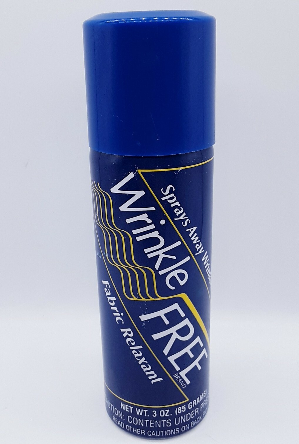 Vintage Movie Prop 1987 Wrinkle Free Brand Fabric Relaxant Spray 3oz 1980s s8