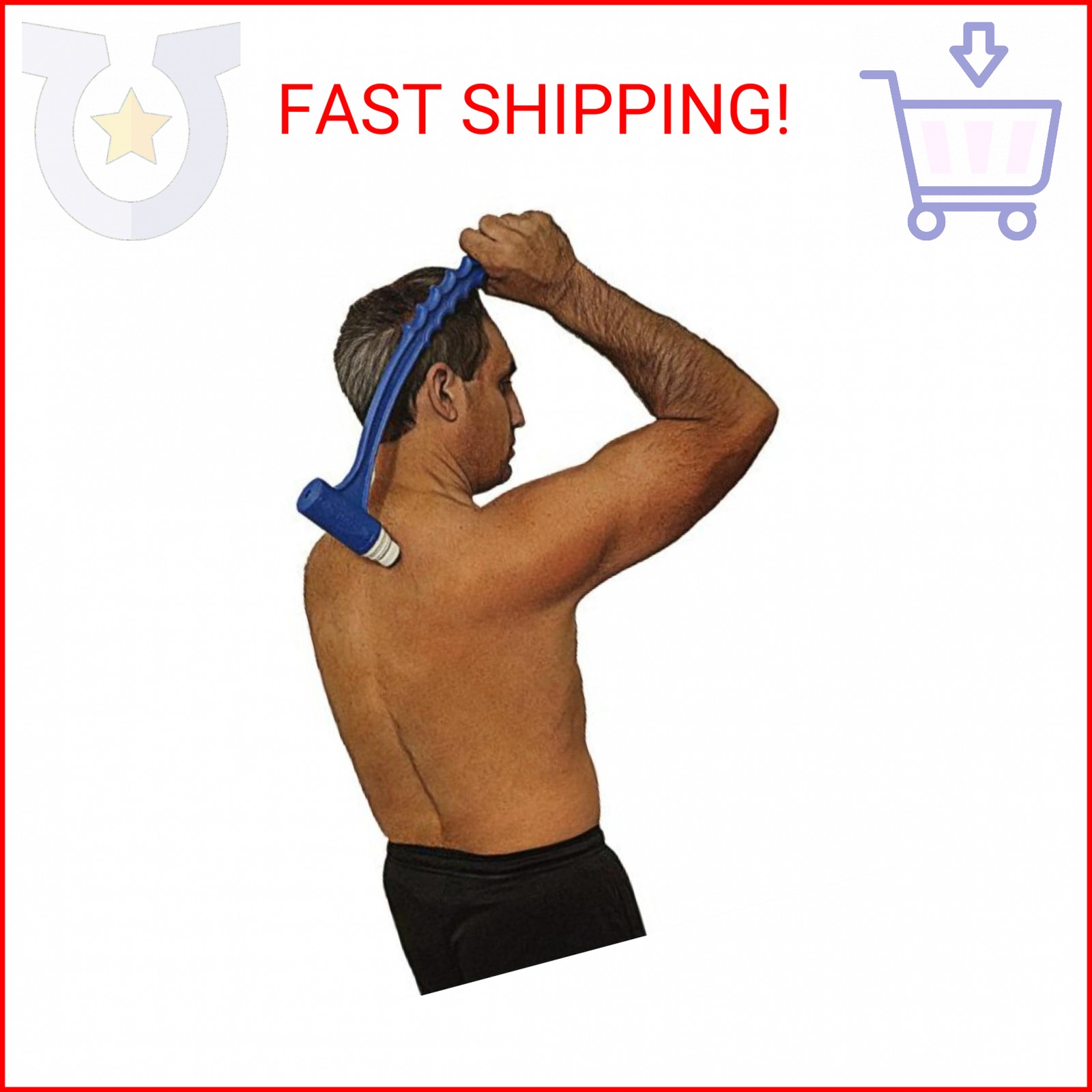 THAT BARR The "Original" Back Assist Roller Reacher. Compatible with Biofreeze a