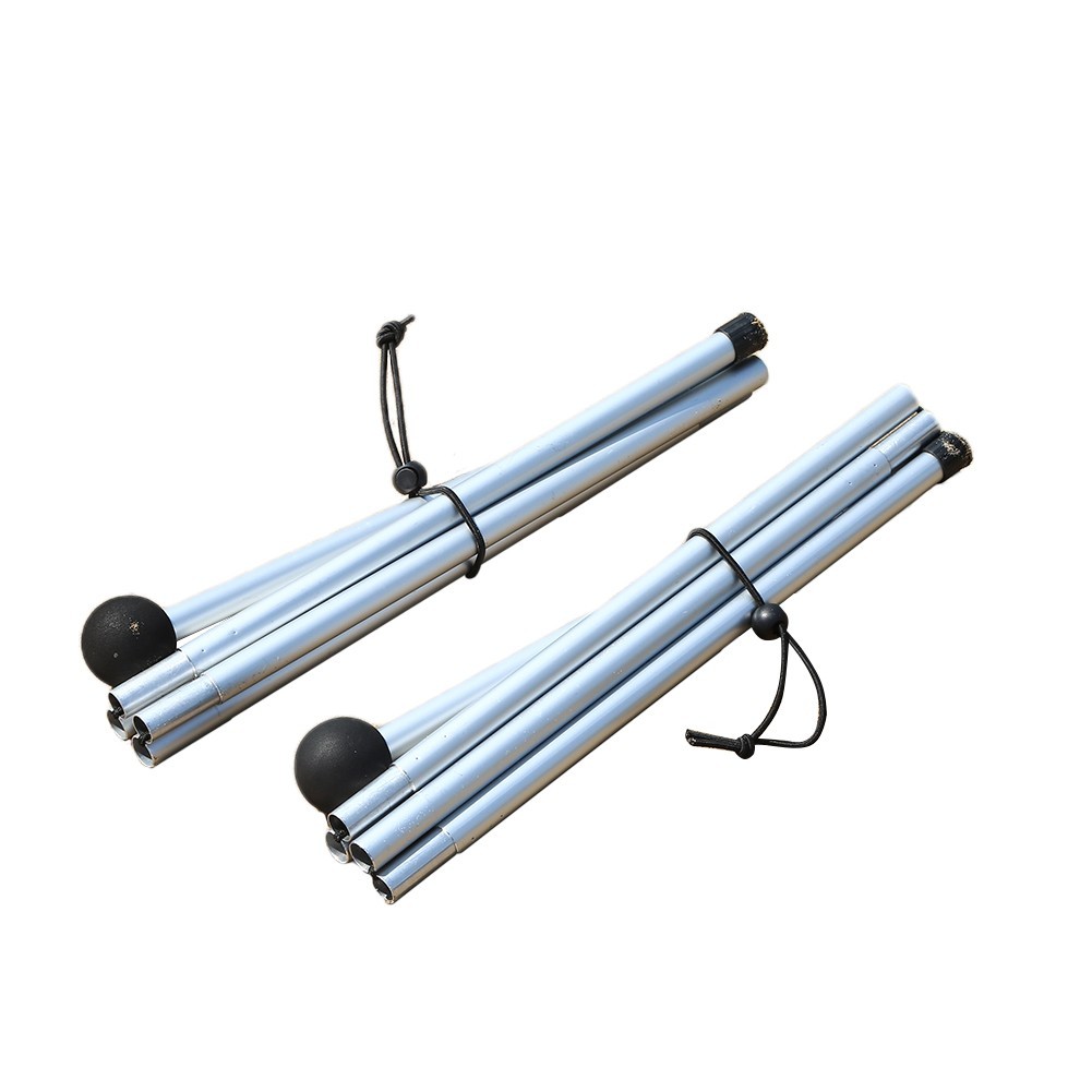 1.6/2.1m Foldable Beach Canopy tent Pole Shelter Tarp Pole for Camping party