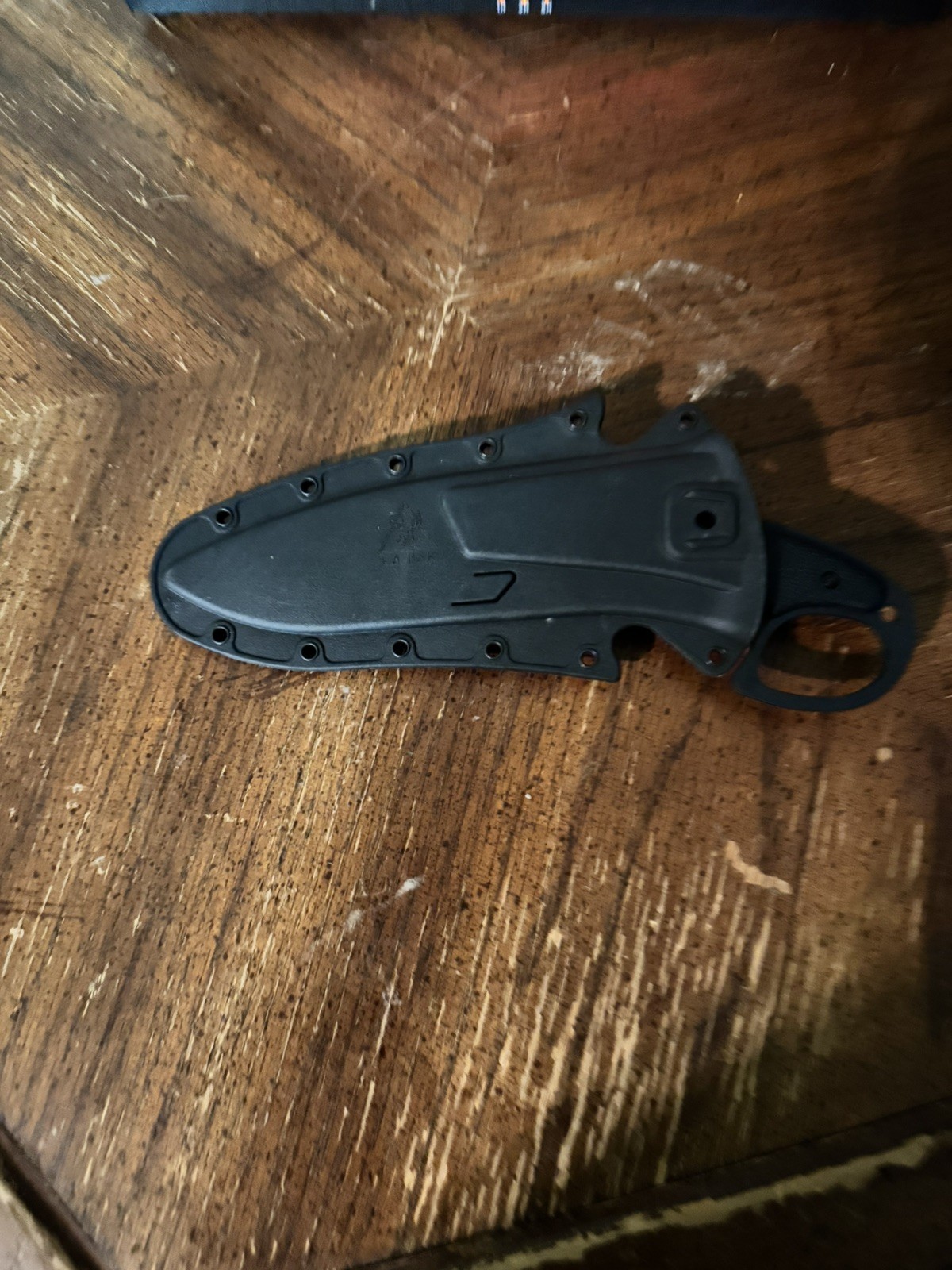 Ka-Bar TDI Pocket Strike Fixed Knife 3.25" Blade Black Handle-no box