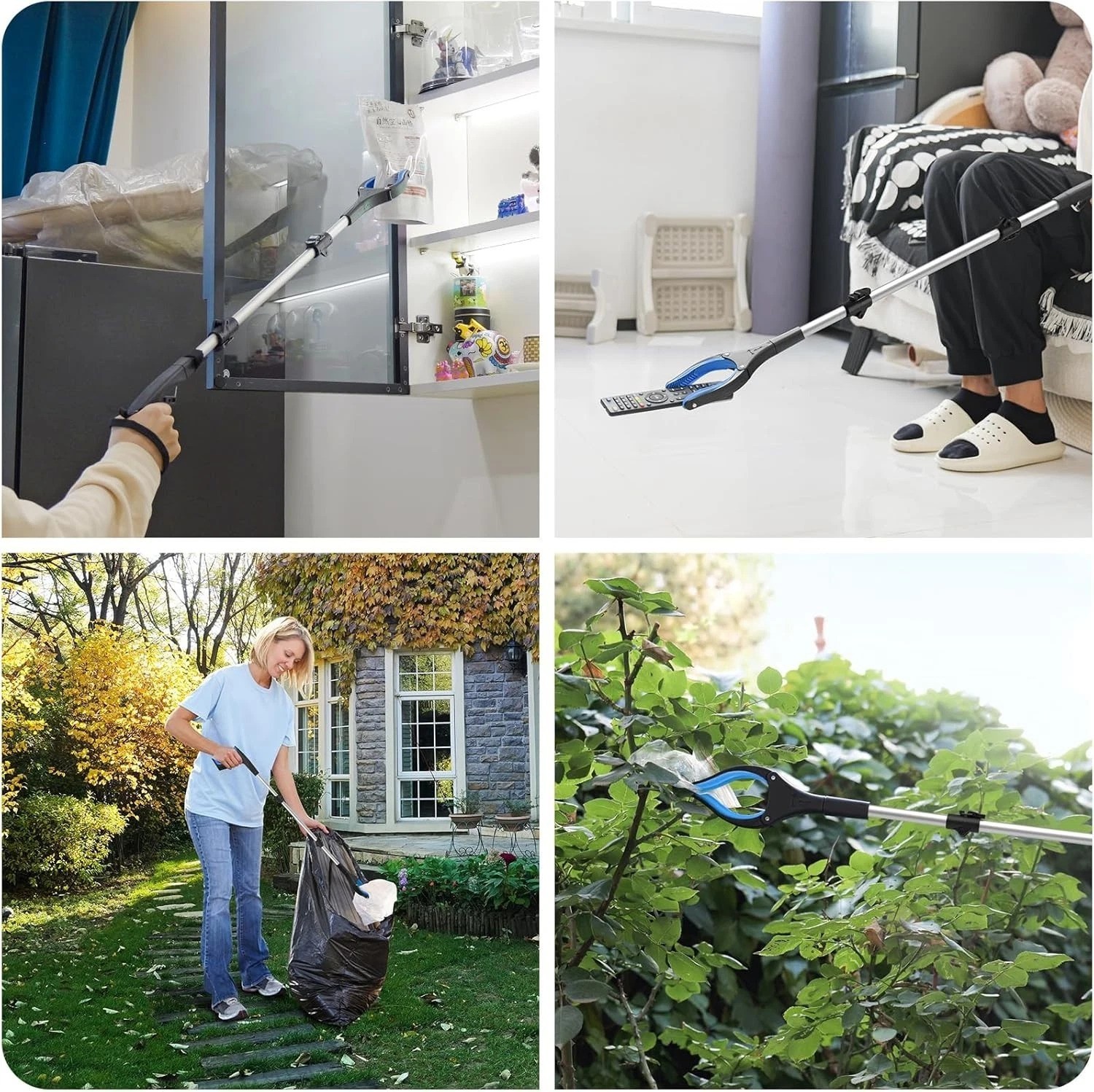 Ergonomic 36-Inch Grabber Tool for Limited Mobility - Foldable & Adjustable