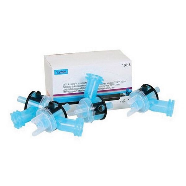 3M 16615 Accuspray Atomizing Head for Spray Guns (Blue, 1.2 mm, 4 per Kit)