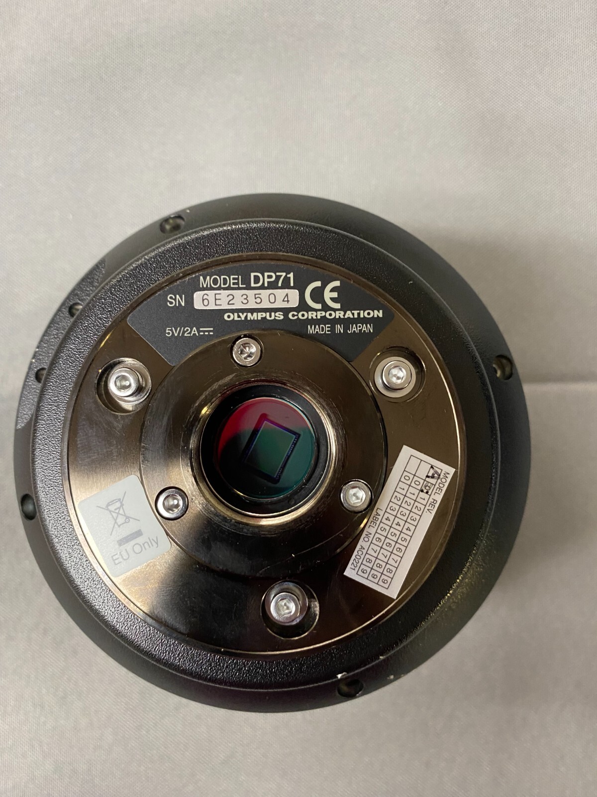 Olympus DP71 Microscope Camera