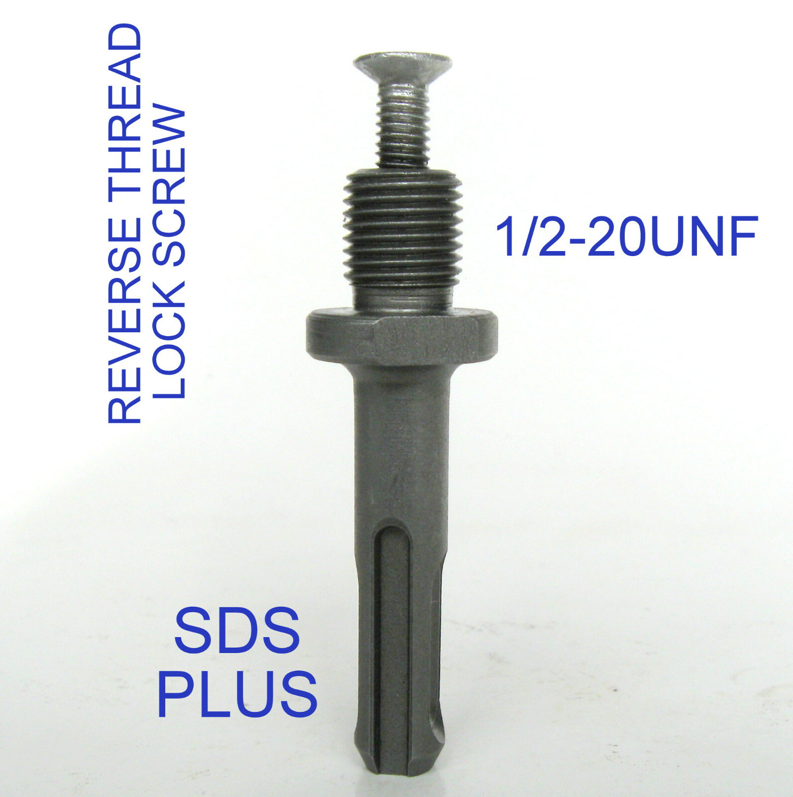 1 pc SDS Plus Chuck Adapter 1/2" 20UNF Thread with Reverse Screw sct-888